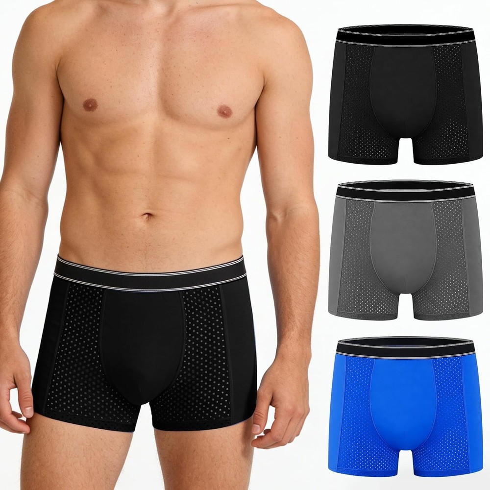 Men’S Incontinence Underwear – Upgraded 200Ml Absorbency Leakproof Boxer Briefs