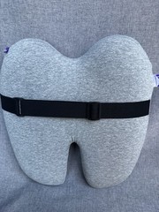 Cushion Lab Extra Dense Lumbar Pillow Patented Ergonomic Multi-Region Back Pain