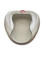 Antique Vintage Columbian Enamelware Bedpan