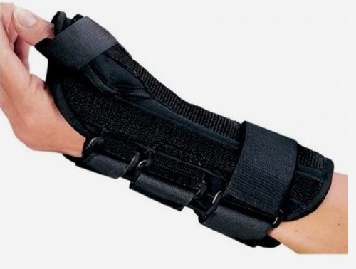 Wrist Brace with Abducted Aluminum Foam Spandex Plastic