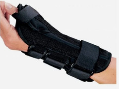 Wrist Brace with Abducted Aluminum Foam Spandex Plastic
