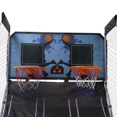 Indoor Basketball Arcade Game Double Electronic Hoops shot 2 Player W/ 4 Balls