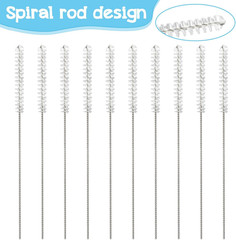 Hearing Aid Cleaning Tools 10 Pcs Brush Accessories Tube Cleaner Earbuds