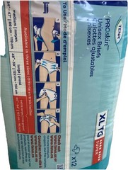 Tena ProSkin Unisex Diapers (Briefs), Super 3X Absorbency, 14 Count Size LG Sup