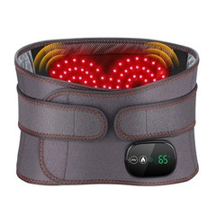Electric Red Light Infrared Heating Waist Massager Belt Vibration Body Slimming
