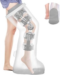 Reusable Extra Wide Full Leg Cast Protector – Non-Slip Design for Shower Safety