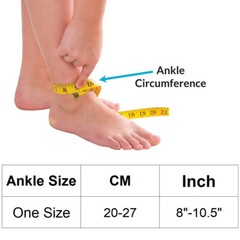 Ankle Brace Injury Pain Sprained Plantar Achilles Stabilizer Support Metal Bar