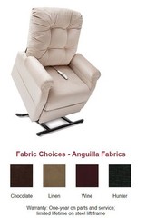 New ChestNut Vinyl Easy Comfort FC-201 Power Electric Lift Chair Motion Recliner