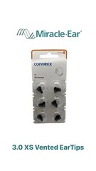 Miracle-Ear 3.0 Sleeves/Eartips Latest Generation Size XS Vented (6 pack)