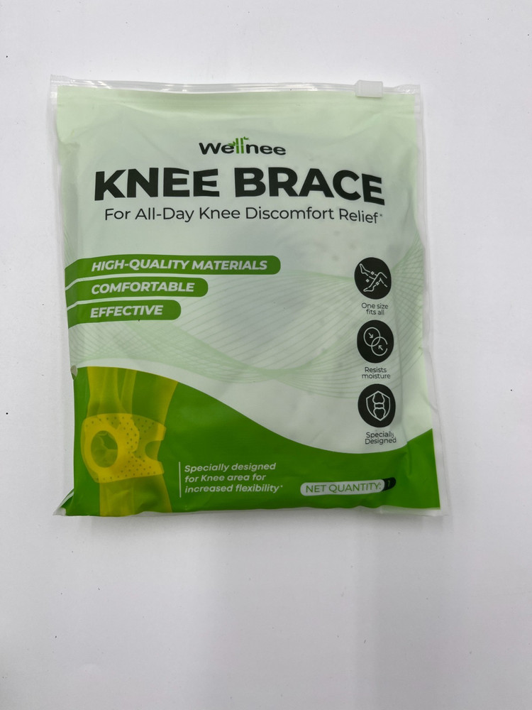 Two Wellnee Knee Braces and One Wellnee Herbal Knee Patch