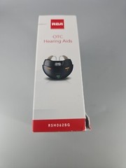 RCA Hearing Aid In-Ear Canal Design w/ Charging Case & Accessories