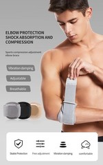 1pcs Elbow Braces for Tendonitis,tennis Golf Elbow Forearm Brace Strap and Compr