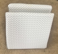 2 Brentwood Home Wedge Pillows 10” – Gray 24x24x10 Medium Firm