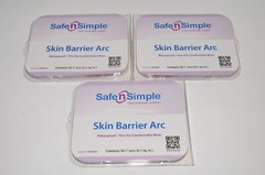 3-Pack New Safe N Simple SNS20630 Skin Barrier Arcs Thin Waterproof Exp 2026