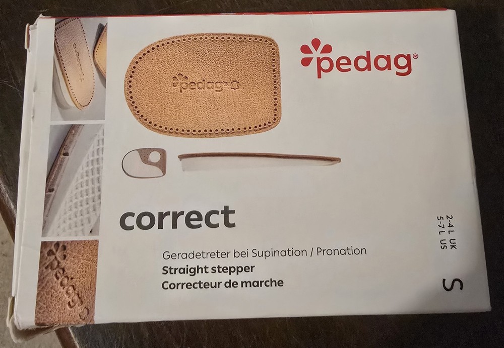 Pedag Correct 129 heel cup pads, reduce over pronation, supination, joint stress