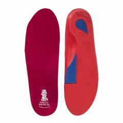 VASYLI CUSTOM Full length red HIGH DENSITY ORTHOTICS INSOLE ARCH SUPPORT