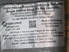 Medcotech Single Patient Repositioning Sling for Patient Lift 700 lb REP-1PS-STD