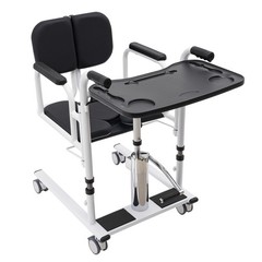 Hydraulic Patient Lift Transfer Chair for Home, 330.7 Lbs Transfer Nursing Chair