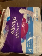 Always Discreet Moderate Long Incontinence – 54 Count