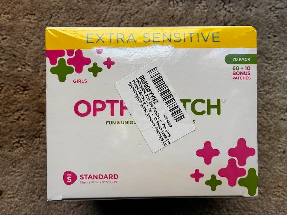 OrthoPatch Extra Sensitive for Girls – 70 count
