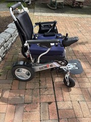 Silver / Black electric automatic wheelchair-Electra 7 HD