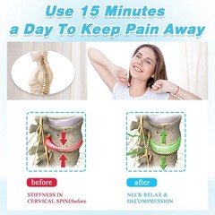 Cervical Neck Traction Head Brace Over Door Quick Pain Relief Decompression