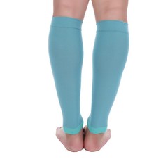 Doc Miller Calf Compression Sleeve 1Pair 20-30mmHg Recovery Varicose Vein TEAL