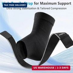 Ankle Support Brace for Women Men, 1 Pair Achilles Tendonitis Brace for Plantar