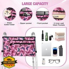 ZHCHG Walker Bag Light Pink Cup Holder
