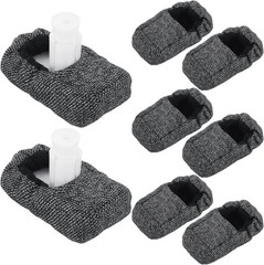 8 Pcs Walker Ski Glide Covers Heavy Duty Universal Removable Padded Caps Safe…