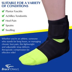 Day Pneumatic Air Pressure Foot Brace Strap- Foot Pain Relief by Brace Direct