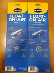 2 Pairs: Dr. Scholl’s Float On Air Comfort Insoles Men’s Size 8-14 (0923) W4B