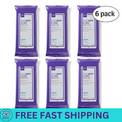 LUXE Essential Bath Cleansing Washcloths Heavyweight 6 pack-48 cloths total