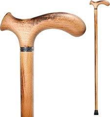Wooden Walking Cane 37 Inch Height Adjustable Beechwood Support Mobility Aid …