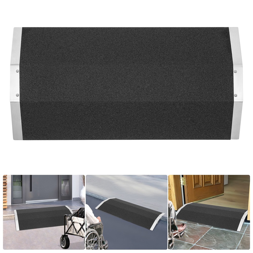 Wheelchair Ramp, Threshold Ramp with Non-Slip Surface, Door Threshold Ramp NEW
