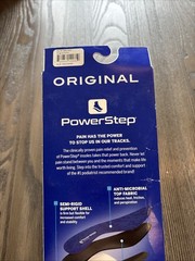 Powerstep Original Thin Profile Full Length Orthopedic Insoles Men 11-11.5 H