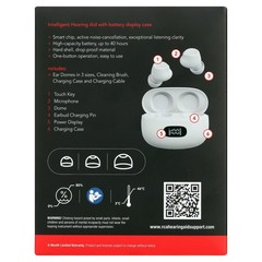 Voxx Accessories Corp RCA OTC In-Ear Hearing Aids Rechargeable (RSH20WH)™