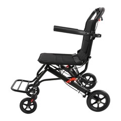 Lightweight Folding Wheelchair for Adults Seniors Portable Transport Chair