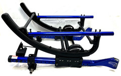 Quickie Iris Tilt In Space Full Motion Wheelchair Frame Blue W/ Indicator