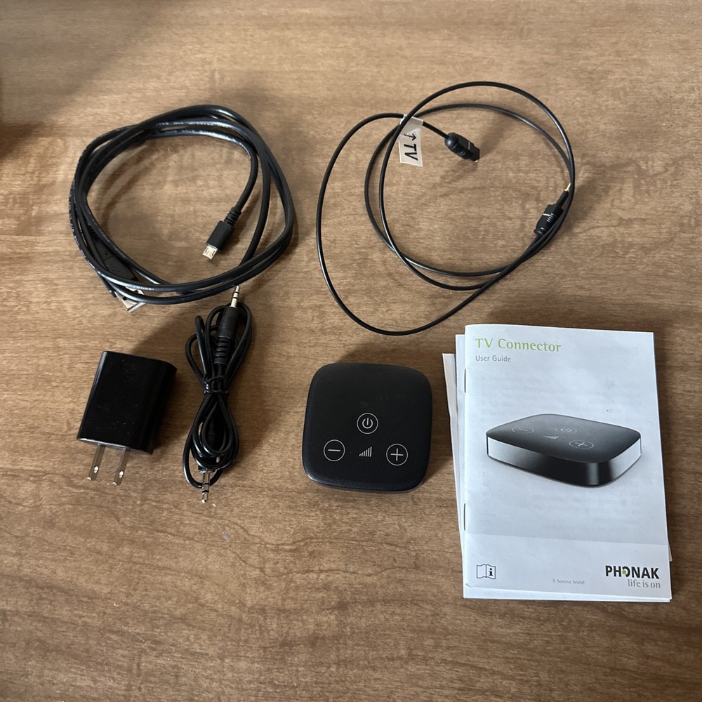 Phonak TV Connector for Hearing Aids – Wireless Bluetooth Audio Streaming Device
