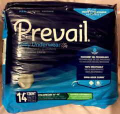 Incontinence Underwear, Prevail Daily Underwear, 14 count, Men’s, XXL 64″ -80″