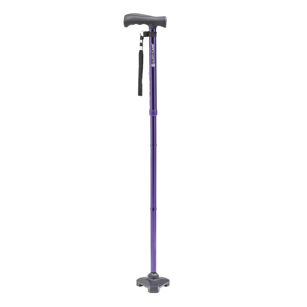 Hurrycane Freedom Edition Folding Cane With T Handle – Purple