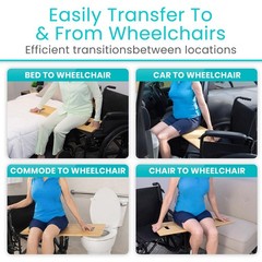 Heavy Duty Transfer Board 30″ x 8″ – Patient Slide Assist for Wheelchair, Bed, C