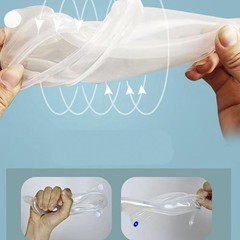 Male Shorts Pee Bag Wearable Men Urinal Bag Elastic Waistband Reusable Portable