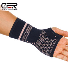 Copper Wrist Support Brace Compression Sleeve Arthritis Carpal Tunnel Hand Wrap
