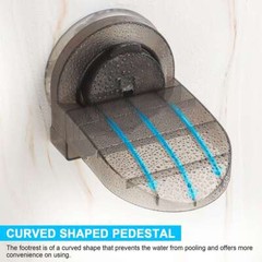 For Shaving Legs Suction Cup Bathroom Washing Feet Step Shower Foot Rest Stand