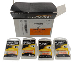 Duracell Activair Hearing Aid Batteries Size 13 Total 136 Batteries New Expired