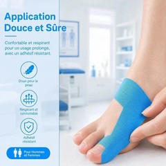 50Pcs Bunion Corrector Kinesiology Tape – Precut Elastic Support for Big Toe