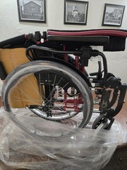 Karman S-ERGO 305 29 lbs Lightweight Wheelchair – Rose Red – Seat Size 18″ X 17″