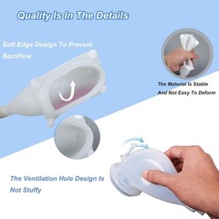 Urine Bags for Old Men, External Urinary Catheter for Male/Famale, Wearable U…